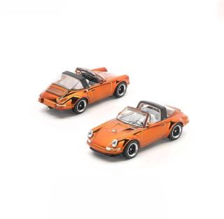 Porsche Singer Targa orange metallic 1:64 Pop Race Limited