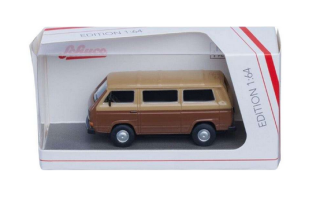 Volkswagen T3 Bus brown/beige 1:64 Schuco