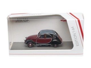 Citroen 2CV Charleston bordeaux/black 1:64 Schuco