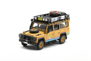 Land Rover Defender 110 Camel Trophy USA D.Vergillo/G.Thomas Camel Trophy Tierra del Fuego 1998 1:64 Mini GT