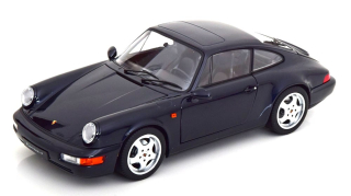 Porsche 911 964 Carrera 4 Coupe 1990 dark blue metallic 1:18 Norev
