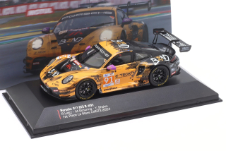 Porsche 911 GT3 R #91 Lietz/Schuring/Shahin Winner LMGT3 24H LeMans 2024 1:43 Ixo Models