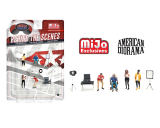 Figure Set: Behind The Scenes 1:64 American Diorama