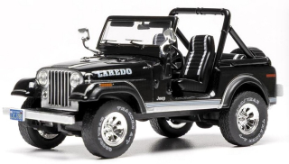 Jeep CJ-7 Laredo Open black/silver 1:43 Ixo Models