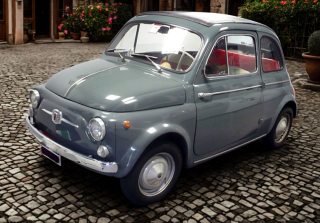 Fiat 500 D grey 1:18 B.B.R.