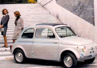 Fiat 500 D ivory 1:18 B.B.R.
