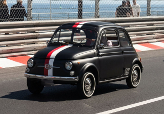 Fiat 500 D #16 Personal Car Charles Leclerc Principality of Monaco Livery 1:18 B.B.R.