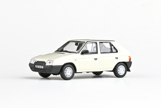 Škoda Favorit 136L 1988 sněhobílá 1:43 Abrex