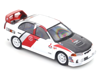 Mitsubishi Lancer Evolution IV *Ralliart* white/red/black 1:64 My Model Collect