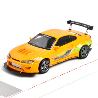 Nissan Silvia Rocket Bunny Pandem S15 *Fast & Furious* orange 1:64 Focal Horizon