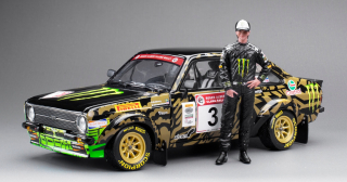 Ford England Escort MKII RS1800 #3 Solberg/Edmondson Rally Roger Albert Clark 2023 with Pilot Figure 1:18 Sun Star