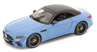 Mercedes-AMG SL63 AMG 4Matic+ 2021 light blue 1:18 iScale
