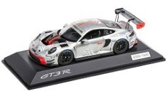 Porsche 911 992 GT3 R EVO Racing Coupe 2024 silver 1:43 Spark