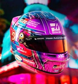 Helmet - Esteban Ocon - TGR Haas F1 Team VF-26 Miami GP 2026 1:5 Spark