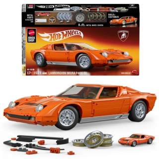 Lamborghini Miura P400 SV 1971 orange 1:12 Hot Wheels Brick Shop