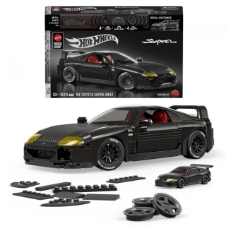 Toyota Supra MKIV 1994 black 1:16 Hot Wheels Brick Shop