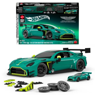 Aston Martin Vantage GT3 2024 green 1:16 Hot Wheels Brick Shop