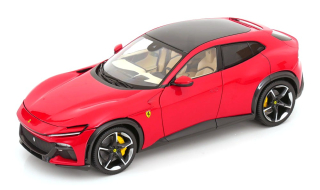 Ferrari Purosangue 2022 rosso corsa 322/cream iterior 1:18 Polistil