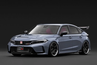 Honda Civic Type-R J'S Racing grey 1:18 Ignition Model