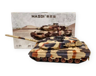 Leopard 2A6 Aging Version NATO tricolor camouflage 1:64 Massdi