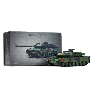 Leopard 2A6 Aging Version NATO tricolor camouflage 1:64 Massdi