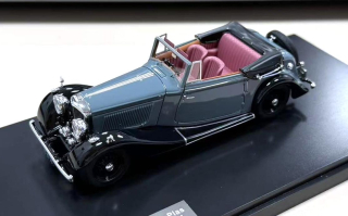 Bentley 4¼ Litre DHC Vanden Plas Cabriolet 1939 grey/black 1:43 Matrix Scale Models