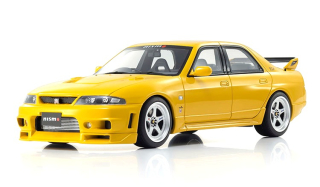 Nissan Skyline GT-R R34 Nismo Autech Version Tuned RHD 2007 yellow 1:18 Kyosho