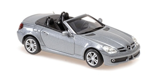 Mercedes-Benz SLK R171 2007 dark silver metallic 1:43 Minichamps