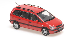 Opel Zafira 1999 red 1:43 Minichamps