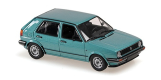 Volkswagen Golf II 4-Door 1985 turquoise 1:43 Minichamps