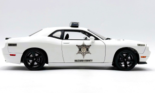 Dodge Challenger SRT 8 *Hazzard County Sheriff* 2010 white 1:18 Acme Diecast