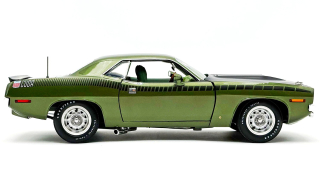 Plymouth AAR Cuda Coupe 1970 green 1:18 Acme Diecast
