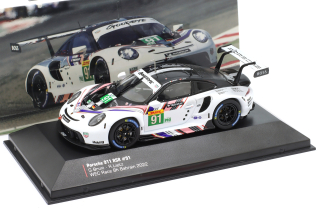 Porsche 911 RSR-19 Goodbye Team Porsche GT #91 Bruni/Lietz Last Race WEC 8H Bahrain 2022 1:43 Ixo Models