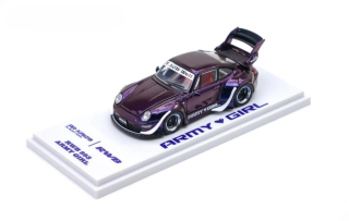 Porsche RWB 930 *Army Girl* purple 1:64 Almost Real