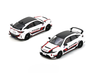 Honda Civic Type R (FL5) J`S Racing white/black/red 1:64 Inno Models