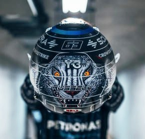 Helmet - George Russell - Mercedes-AMG Petronas F1 Team Japan GP 2026 1:5 Spark