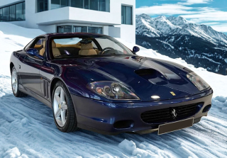 Ferrari 575M Maranello 2002 Blu Pozzi 1:18 B.B.R.