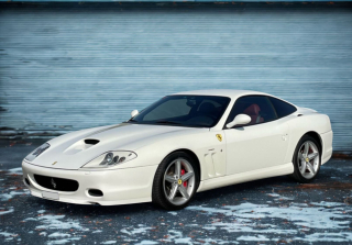 Ferrari 575M Maranello 2002 Bianco Avus 1:18 B.B.R.