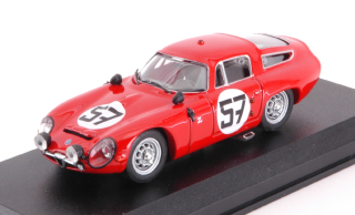 Alfa Romeo TZ1 #57 Bussinello/Deserti 13th 24H Le Mans 1964 1:43 Best Model