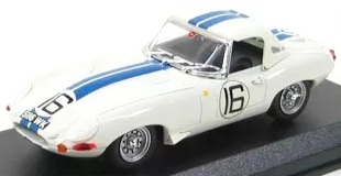 Jaguar E-Type 3.8L Team Briggs Cunningham #16 Richards/Salvadori 24H Le Mans 1963 1:43 Best Model