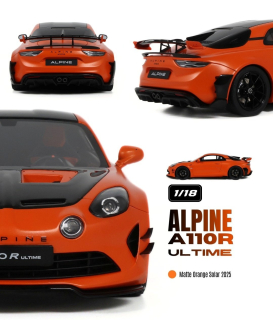 Alpine A110R Ultime 2025 matte orange solar 1:18 OttOmobile
