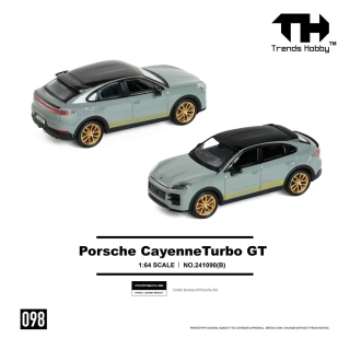 Porsche Cayenne Turbo GT grey 1:64 Trends Hobby
