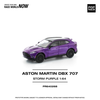 Aston Martin DBX 707 2019 purple 1:64 Pop Race