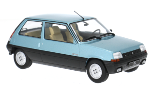 Renault 5 GTL 1985 light blue 1:24 WhiteBox