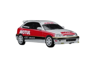 Honda Civic TYPE R (EK9) Customized Motul Livery white/red 1:64 Motorhelix