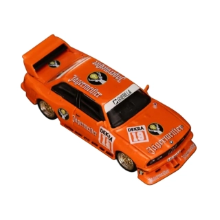 BMW E30 *Jagermeister* orange 1:64 Street Weapon