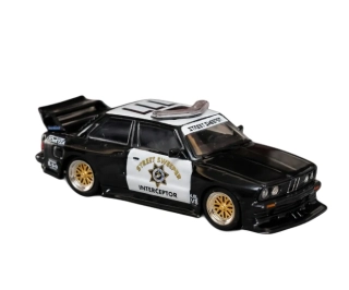 BMW E30 *Police* white/black 1:64 Street Weapon