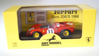 Ferrari Dino 206S #11 L.Bandini/L.Scarfiotti 1000KM Nürburgring 1966 1:43 Art Model