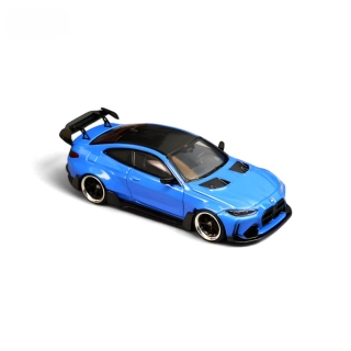 BMW M4 G82 blue 1:64 Street Weapon