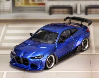 BMW M4 G82 full carbon blue 1:64 Street Weapon